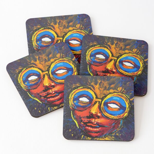Item preview, Abstract Face Multicolor Painting designed and sold by FreebirdFunnday.