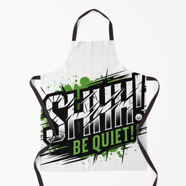 Item preview, SHHH! Be Quiet - Grunge Text Graphic Design designed and sold by Eksama Design.