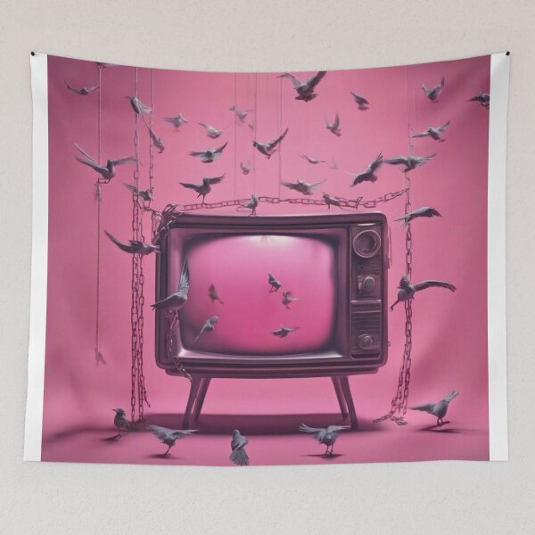 Item preview, FREEGRAM | ? surrealism pop Art pink  designed and sold by TaliaShin.