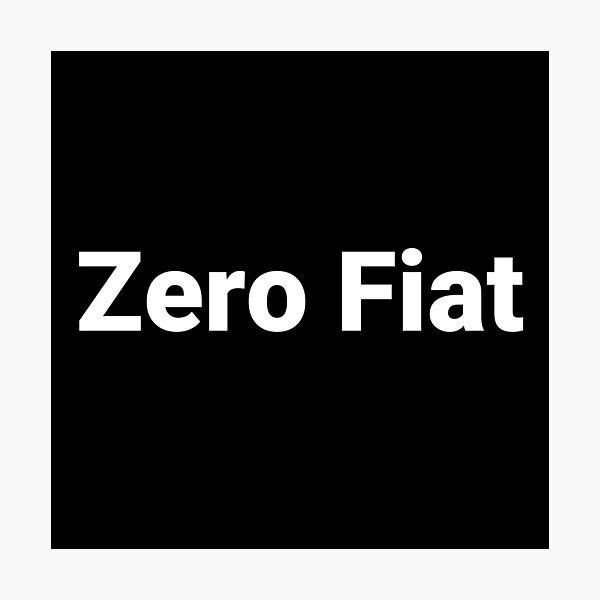 Artikel-Vorschau von Null Fiat, designt und verkauft von Text-based T-Shirts and Gifts.