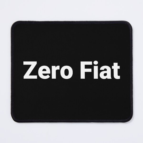 Item preview, Zero Fiat designed and sold by Text-based T-Shirts and Gifts.