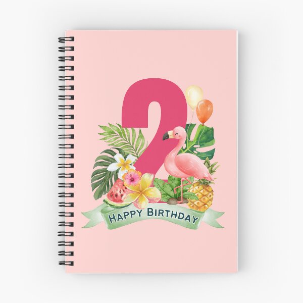 Item preview, Flamingo Second Birthday Shirt | Cute Flamingo Party T-Shirt for Baby Girl designed and sold by GlazifiedArts.
