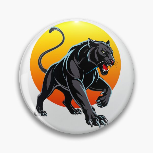 Item preview, Majestic Black Panther at Sunset designed and sold by VikArtStudio.