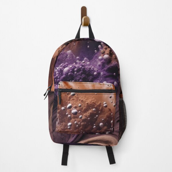 Item preview, Celestial Depths, Abstract swirls of Mocha Mousse and purple hues create a explosive composition designed and sold by Tony Anastasi.