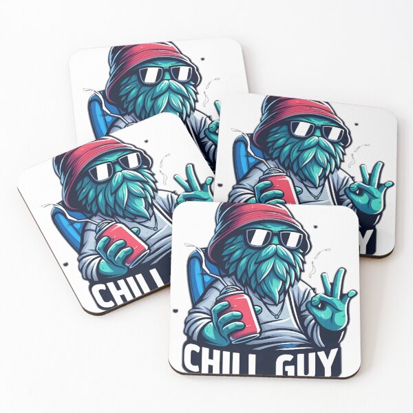Item preview, Chill guy design sticker  designed and sold by NCNGDESIGN.