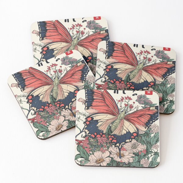 Item preview, Butterfly with Intricate Wing Patterns Flying 蝶 designed and sold by PrintsByFrank.