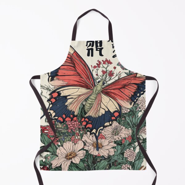 Item preview, Butterfly with Intricate Wing Patterns Flying 蝶 designed and sold by PrintsByFrank.