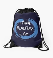 Cogito, ergo sum Drawstring Bag