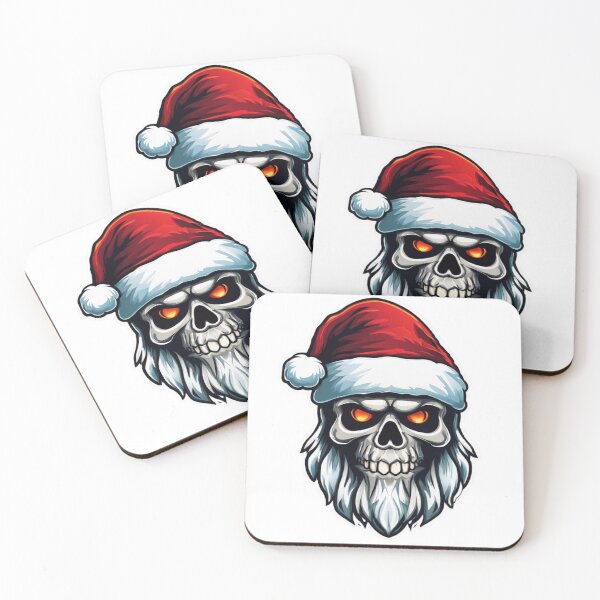Item preview, SCARY SKULL SANTA designed and sold by Catfighter.