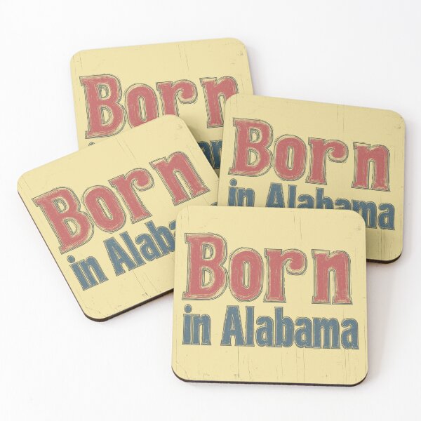 Item preview, Born in Alabama - Americana designed and sold by OriginalBeerCat.