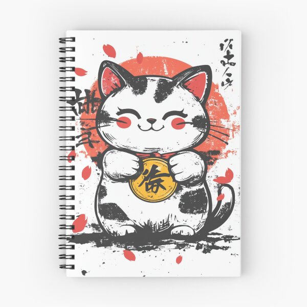 Item preview, Maneki-Neko cat Holding a Golden Coin 猫 designed and sold by PrintsByFrank.
