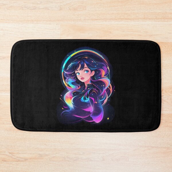 Item preview, Galactic Girl & Neon Beauty | Anime Girl in Cosmic Fantasy designed and sold by Whisky1111.