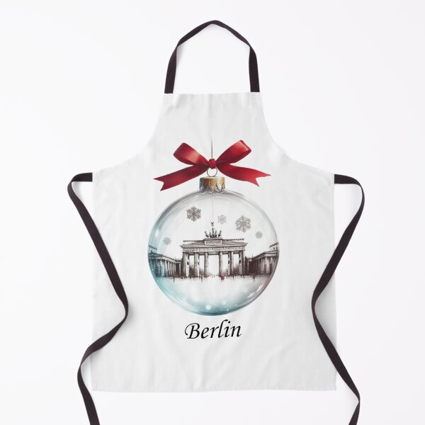 Item preview, Transparent Christmas Crystal Bauble with Delicate Cityscape - Berlin – Soft Watercolor Style designed and sold by MiszungART.