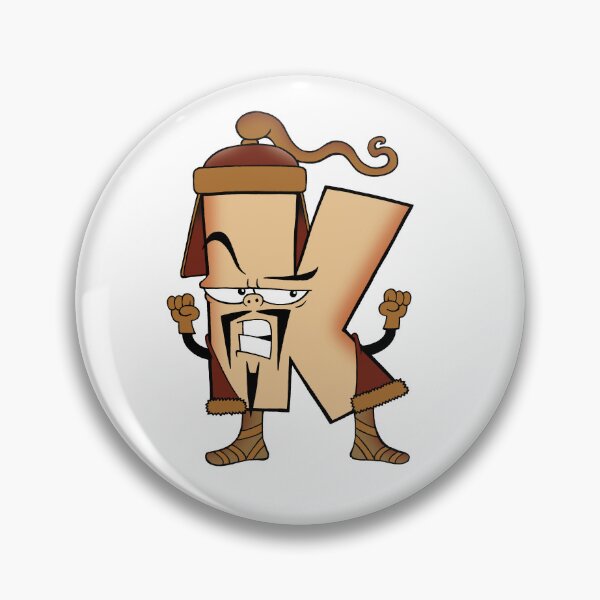 Item preview, Letter K Genghis Khan designed and sold by alphatoons.