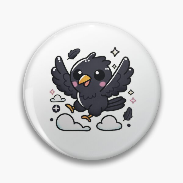 Item preview, Cheerful Crow Soaring High designed and sold by PieChocolate.