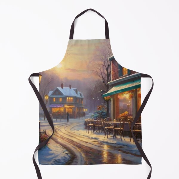 Artikelvorschau, Winter Glow at the Street Café entworfen und verkauft von BlareBlare.