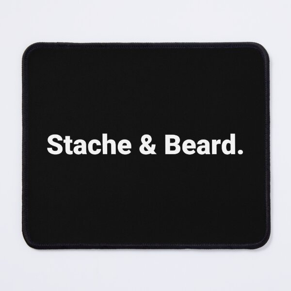 Item preview, Stache & Beard. designed and sold by Text-based T-Shirts and Gifts.