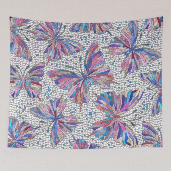 Item preview, Butterfly Mosaic Pattern designed and sold by k9printart.