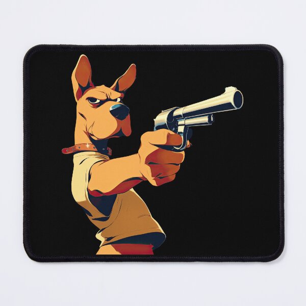 Item preview, Dog with gun designed and sold by obstinator.