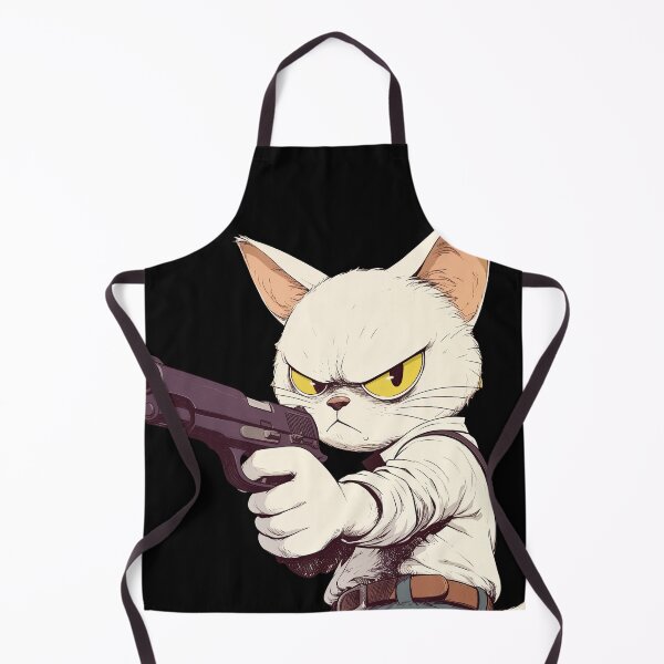 Item preview, Cat with gun designed and sold by obstinator.