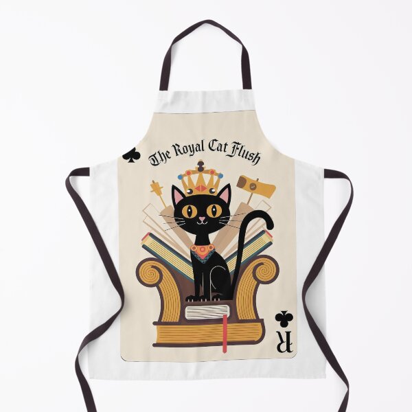 Item preview, The Royal Cat Flush - Funny Black Cat Vintage Card Shirt designed and sold by boundlessly2art.