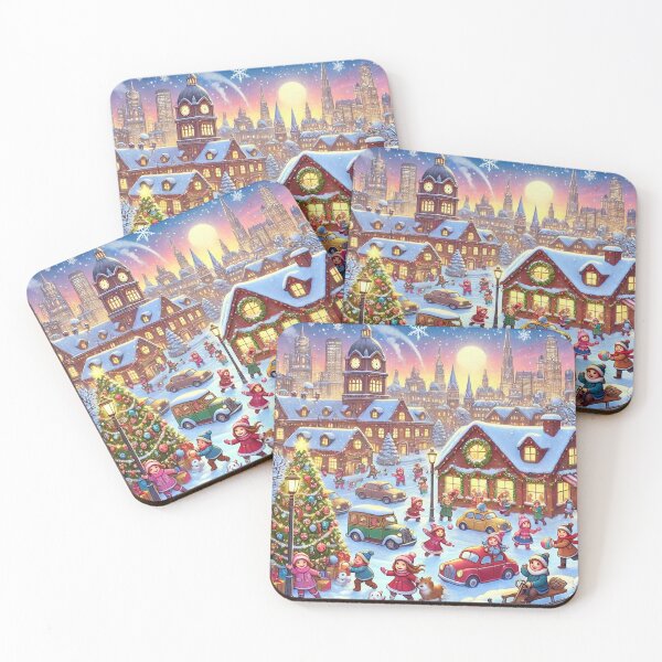 Item preview, Magical Christmas Eve Winter Wonderland - Holiday Background designed and sold by choder61.