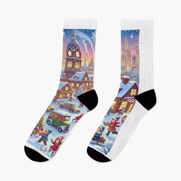 Item preview, Magical Christmas Eve Winter Wonderland - Holiday Background designed and sold by choder61.