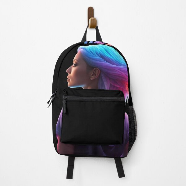 Item preview, Fantasy Girl in Vivid Neon Colors - Surreal Digital Art designed and sold by Whisky1111.