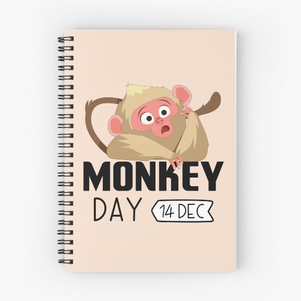 Item preview, 14 December Monkey Day - Wacky Holidays designed and sold by ChemicalXShop.