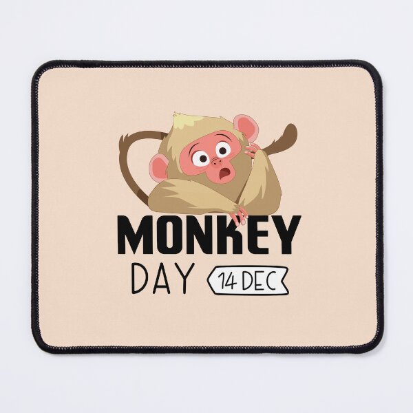 Item preview, 14 December Monkey Day - Wacky Holidays designed and sold by ChemicalXShop.