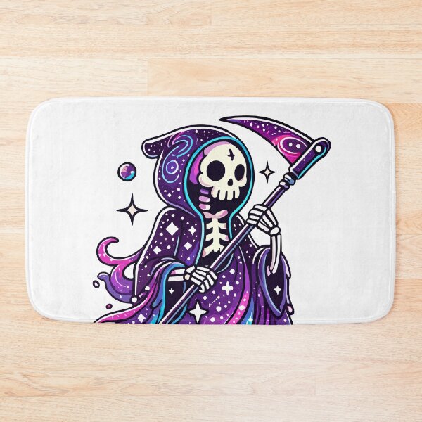 Item preview, Whimsical Galaxy Grim Reaper - Cosmic Charm designed and sold by Kawaii-n-Spice.