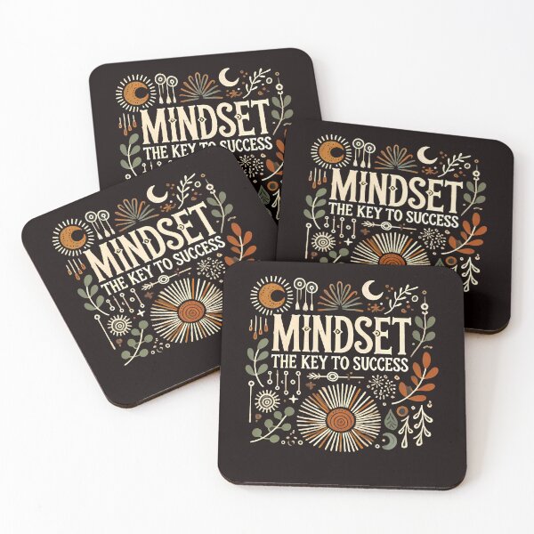 Item preview, Motivational Quote, Mindset is the Key to Success  designed and sold by Logiamerch.