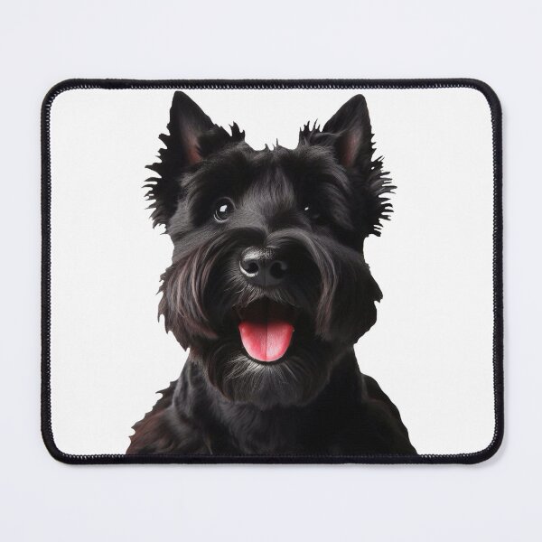 Item preview, Happy Scottish Terrier portrait designed and sold by HappyDogPark.