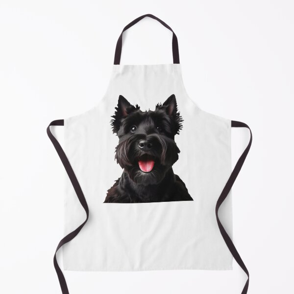 Item preview, Happy Scottish Terrier portrait designed and sold by HappyDogPark.