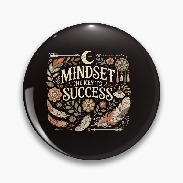 Item preview, Motivational Quote, Mindset is the Key to Success  designed and sold by Logiamerch.
