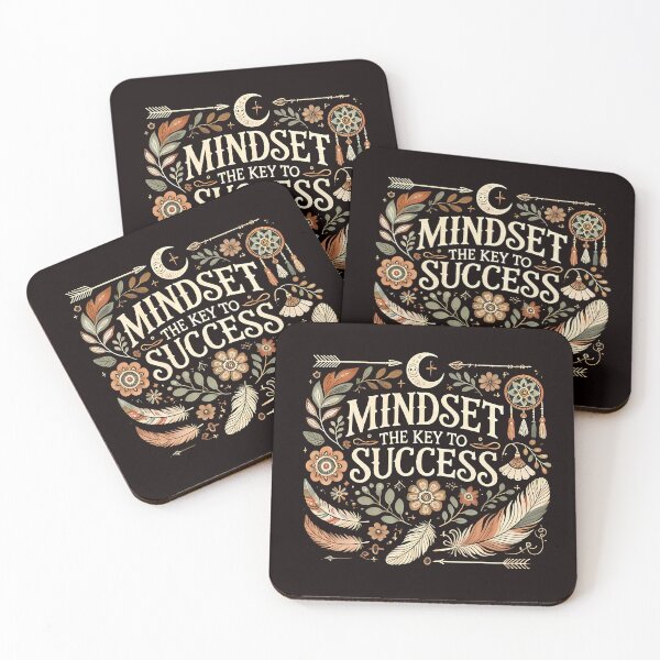 Item preview, Motivational Quote, Mindset is the Key to Success  designed and sold by Logiamerch.