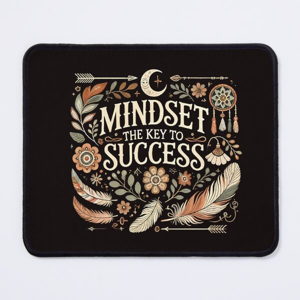 Item preview, Motivational Quote, Mindset is the Key to Success  designed and sold by Logiamerch.