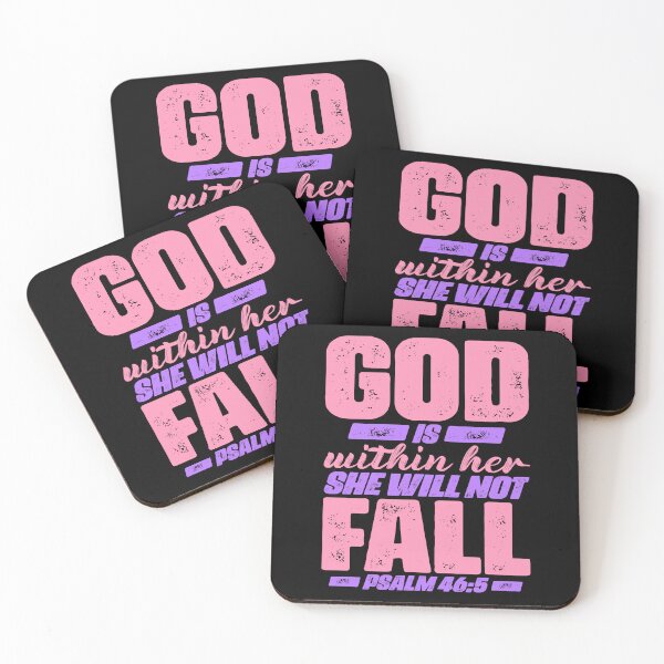Item preview, Psalm 46:5 God Is Within Her She Will Not Fall designed and sold by plushism.