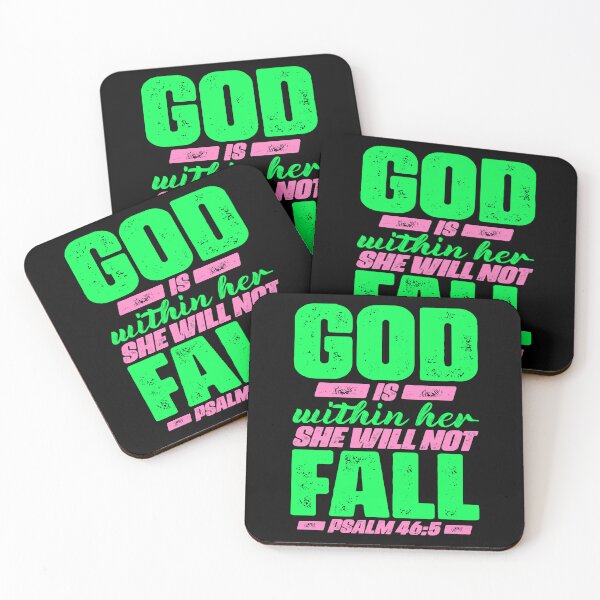 Item preview, Psalm 46:5 God Is Within Her She Will Not Fall designed and sold by plushism.