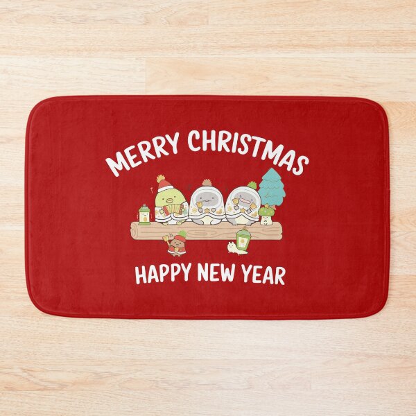 Item preview, Sumikko Gurashi Merry Christmas and Happy New Year Design - Cute Festive Art designed and sold by FEBRICAST.