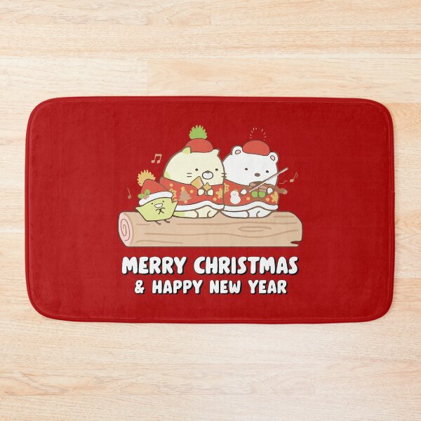 Item preview, Sumikko Gurashi Merry Christmas and Happy New Year - sumikkoguirashi  Cute Holiday Design designed and sold by FEBRICAST.
