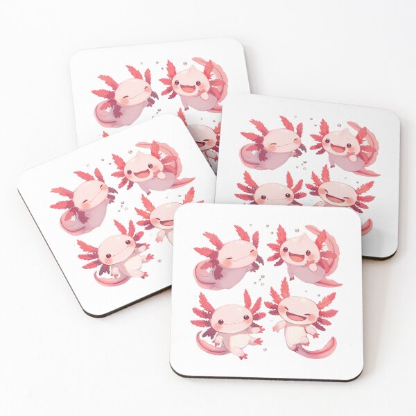 Item preview, Cute four happy axolotls designed and sold by SMARTKIT  DESIGNAGENCY.