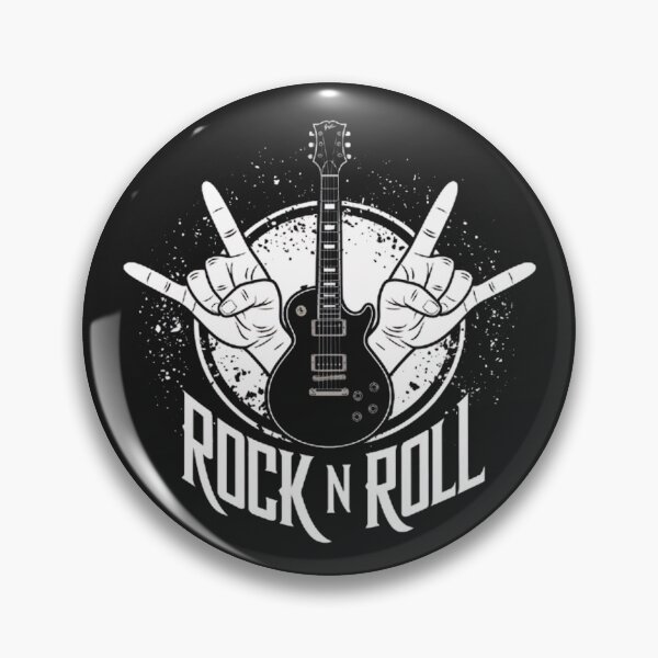 Item preview, Rock 'n' Roll Guitar with hand gesture designed and sold by BugiDesignArt.