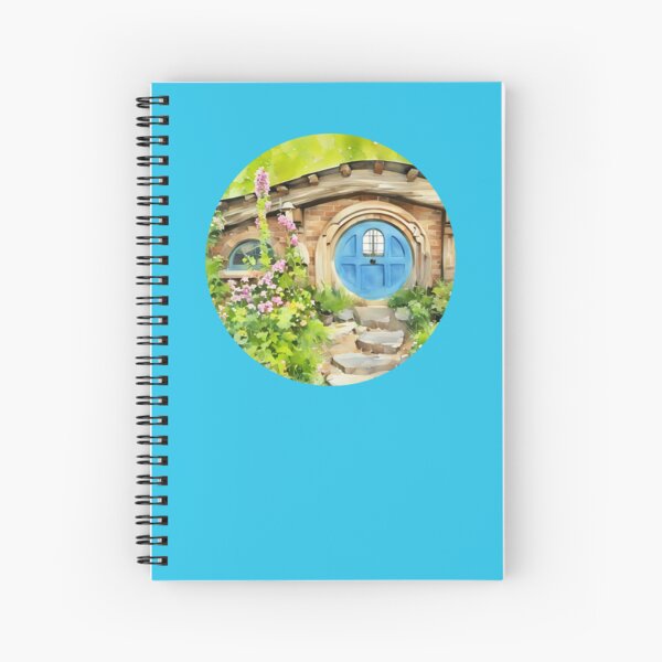 Aperçu de l'œuvre Porte bleue du trou de hobbit créée et vendue par AmanitaCrafts.