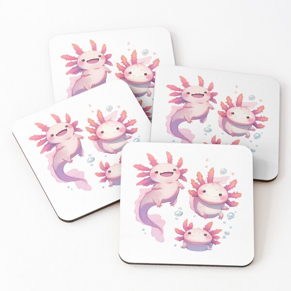 Item preview, Cute three happy axolotls designed and sold by SMARTKIT  DESIGNAGENCY.