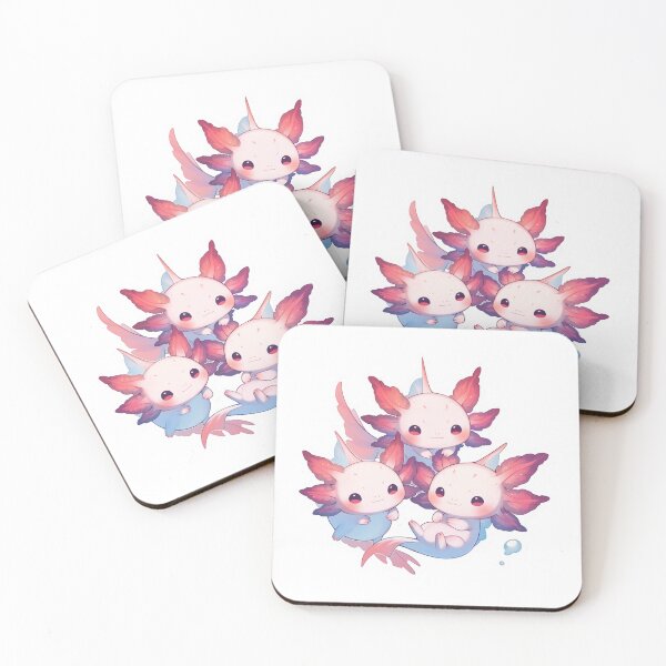Item preview, Cute three happy axolotls designed and sold by SMARTKIT  DESIGNAGENCY.