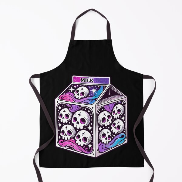 Item preview, Whimsical Galaxy Milk Box of Skulls - Cosmic Quirk designed and sold by Kawaii-n-Spice.