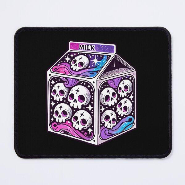 Item preview, Whimsical Galaxy Milk Box of Skulls - Cosmic Quirk designed and sold by Kawaii-n-Spice.