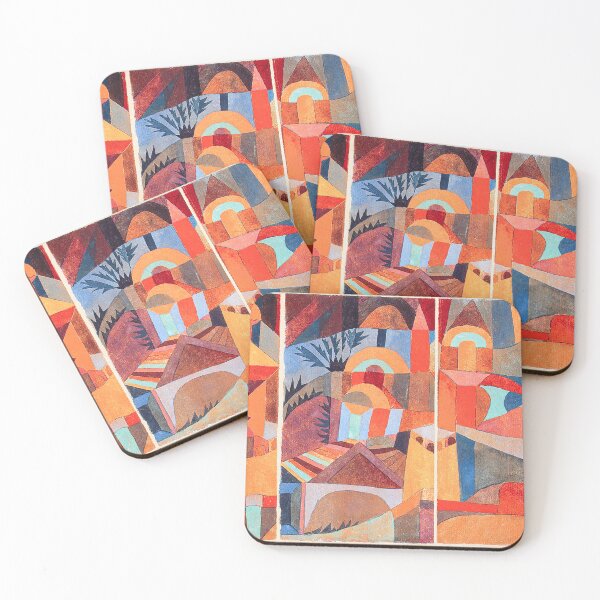 Item preview, Abstract Triptych of Warm Landscapes designed and sold by MINE Design-Works.