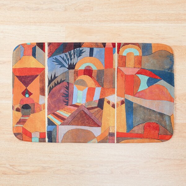 Item preview, Abstract Triptych of Warm Landscapes designed and sold by MINE Design-Works.